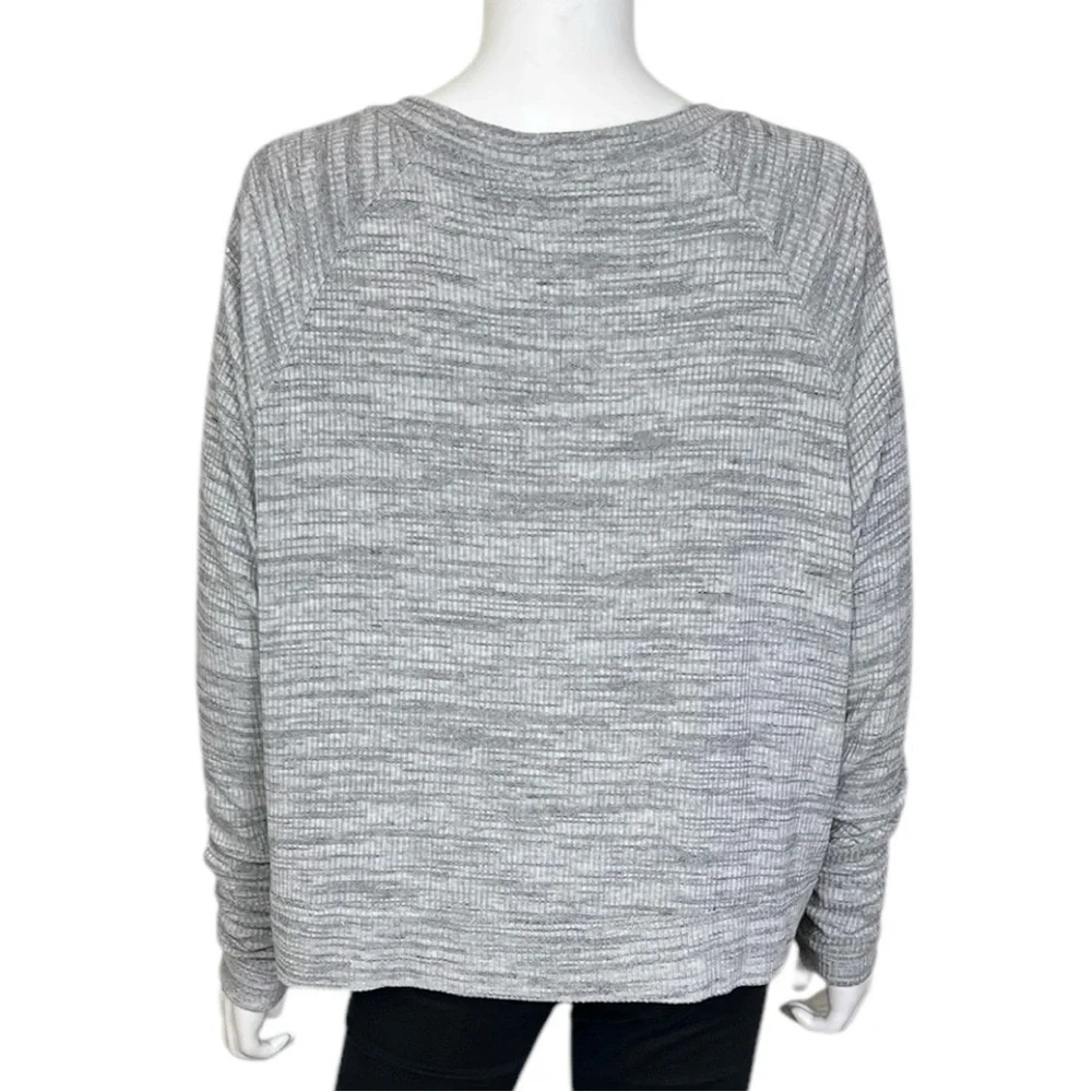 Free People We The Free Grove Cardi in Light Heather Gray - sz Medium
